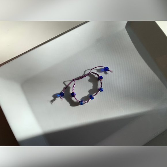 Swarovski Beaded Crochet Handmade Bracelet - Picture 4 of 4